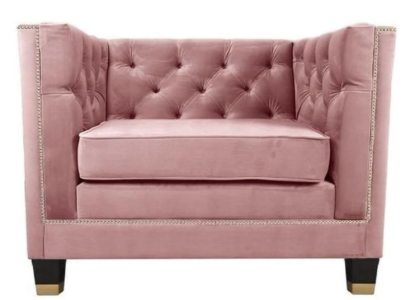 Armchair Chesterfield Textile Fabric Purple Creative Furniture new Living room Modern